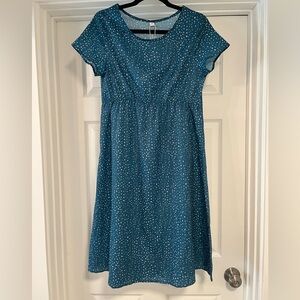 Blue Polka Dot Dress